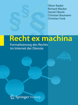 cover image of Recht ex machina